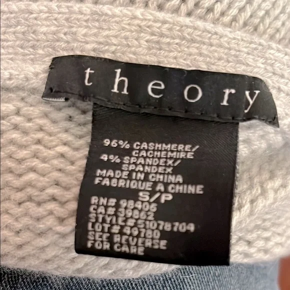 Theory Cashmere Blend Sweater - Picture 7 of 7